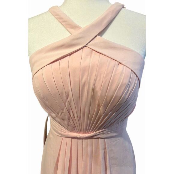 Azazie Anthea Blushing Pink Size A2 NWT - Picture 4 of 7